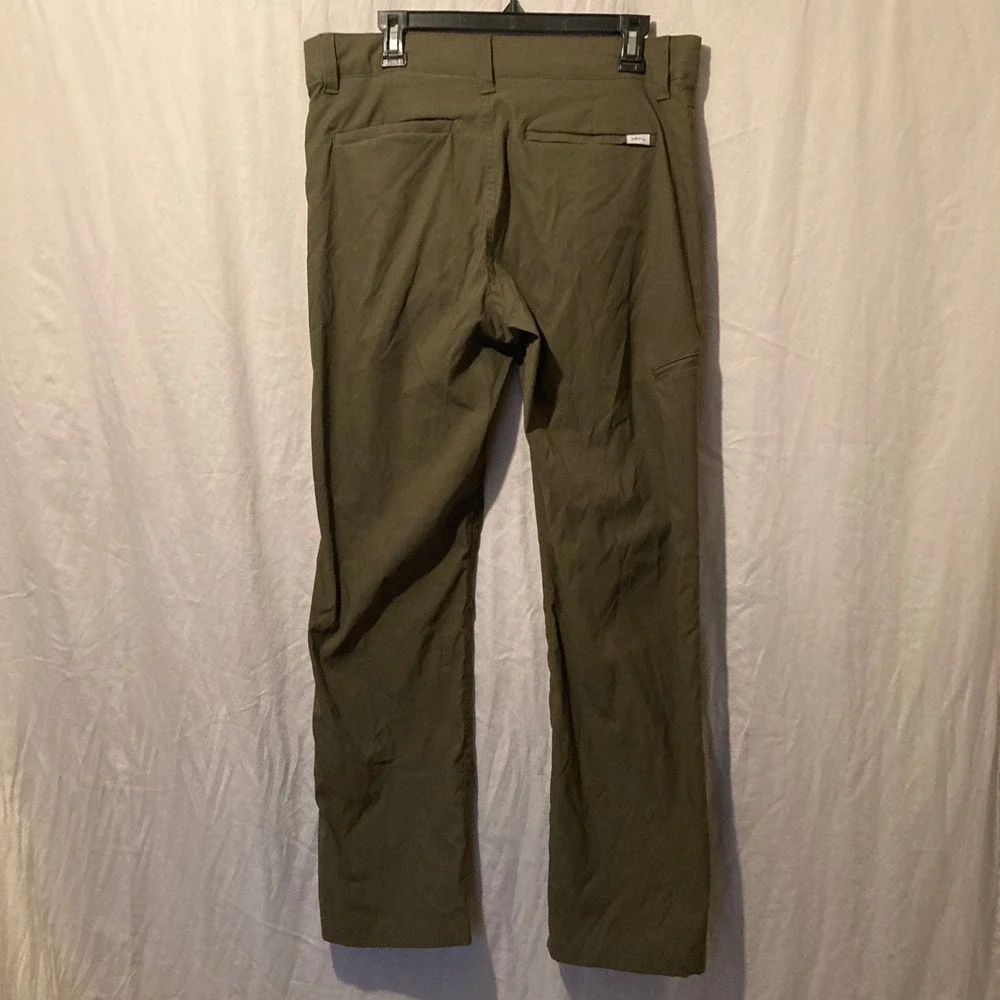 Orvis Mens Olive Green Hiking Pants 32x30 Performance Outdoor Tech Trousers